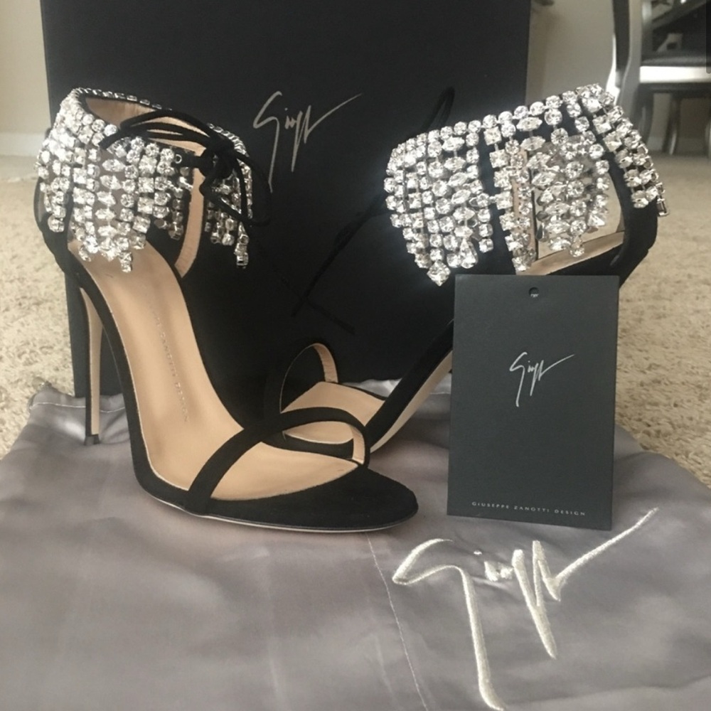 Giuseppe zanotti crystal heels